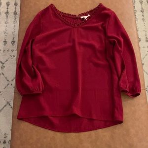 Never worn - maroon top - size small!